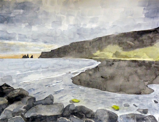Frank Webster - Tidal Stream watercolor on paper