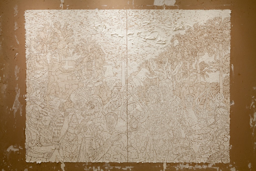 Pavel Acosta's Wallscape at El Museo del Barrio, 2013