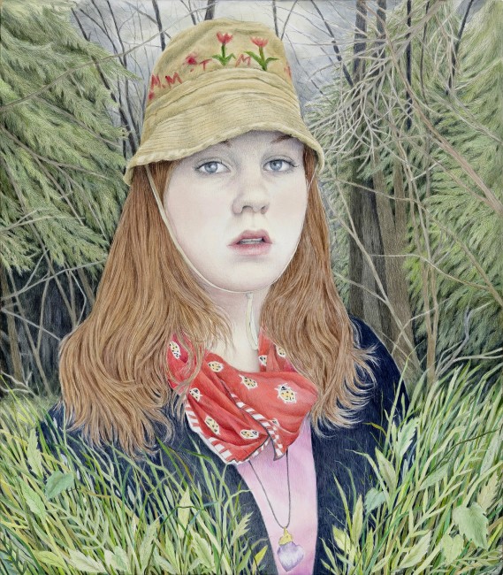 Rebecca Morgan Self Portrait Wearing Hat