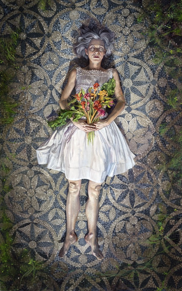 Melanie Vote, Place Like Home (2008-16, oil on linen on panel, 26"x18")
